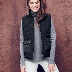 Black J. Crew Vest